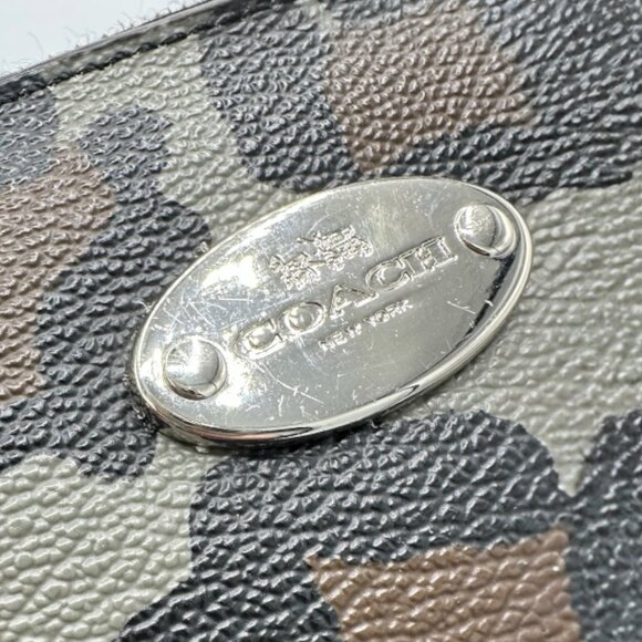 EUC Coach Mini Cora Domed Satchel Crossbody Ocelot Print & Coated Canvas #F36219 - Picture 13 of 13